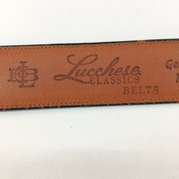 ???????? ???????? Genuine Goatskin Hobby Stitch Belt NEW! Sz 30 main image 13